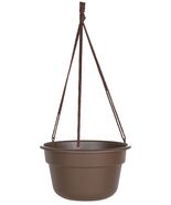 Bloem DCHB12-45 Dura Cotta Hanging Basket, 12&quot;, Chocolate - $38.17 CAD