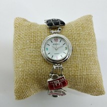 Studio C Charm Bracelet Fashion Purses Bags Enamel Cute Colorful Wristwatch - £8.38 GBP