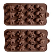 Golandstar Cartoon Model 2pcs Set DIY Cake Mold Pans - Silicone Making Molds for - $13.71