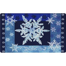 Toland Home Garden 800111 Cool Snowflakes Winter Door Mat 18x30 Inch Out... - £29.09 GBP