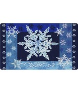 Toland Home Garden 800111 Cool Snowflakes Winter Door Mat 18x30 Inch Out... - £27.93 GBP