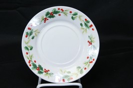 Target Home Christmas Charm Holly Berry Saucers Lot of 16 - £34.43 GBP