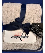 Washington Capitals Oatmeal Frosty Fleece Throw Blanket NHL - $29.69