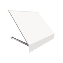 Awntech ER2442-US-3W 3.38 ft. Dallas Retro Window &amp; Entry Awning, Off Wh... - $372.70