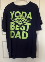 Yoda Best Dad Men’s Tee Shirt Black and Green Size 2X - $20.10