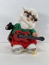 Gemmy Merry Music Dancers Santa Plays and Moves Jingle Bells Guitar NWT 2000  - £32.20 GBP