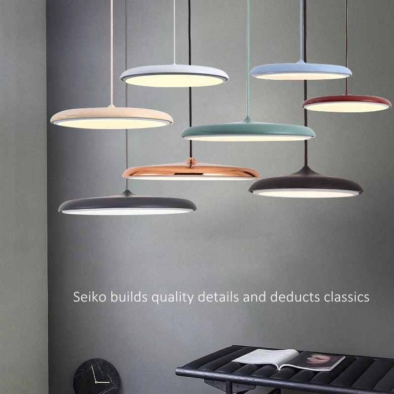 Nordic LED Pendant Light Multicolour Flying Saucer Simple Lamp Bedroom L... - $97.56
