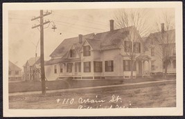 Pittsfield, Maine Pre-1920 RPPC - Dirt Road Main Street Scene of Homes - £12.31 GBP