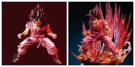 Dragoon Ball Z Figure Kaiiouken Gokku Figure PVC Super Saiiyan Statue 25cm/9.8in - £29.33 GBP