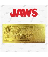 Jaws 24k Gold Plated Annual Regatta Entry Limited Edition Replica Ticket - $1,660.69 MXN