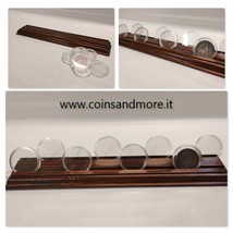 Display Case for Coins, Capsule Display From Table Stand for Coins Medal - £18.19 GBP