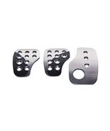 OMP ompoa/1040/A Sports Pedals in Aluminium, Silver, Set of 3  - $101.00