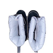 LL Bean Kids Size 2 Insulated Snow Winter Duck Boots Gray - £11.83 GBP
