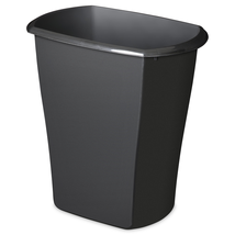 Bathroom Trash Can, 5.5 Gallon Small Plastic Garbage Bucket Bin with No ... - $18.10