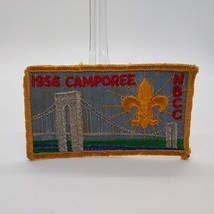 Vintage BSA 1956 North Bergen County Council Camporee 3.6&quot;x2&quot; Patch - £13.14 GBP