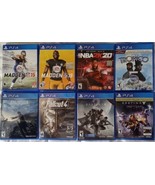 LOT OF 8 SONY PS4 GAMES - Final Fantasy XV,FALLOUT 4,DESTINY 2, MADDEN N... - £44.82 GBP