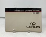 2002 Lexus RX300 RX 300 Owners Manual Handbook OEM M03B41003 - £35.24 GBP