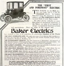 Baker Motors First Electric Car Advertisement 1880-90s Automobilia LGBinHD2 - $59.99