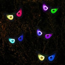 Halloween Ghost Eyes String Lights Decor, Battery Operated Lighted Up Flashing E - £20.83 GBP