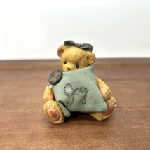 2000 Enesco Cherished Teddies Joy Pillow Teddy Bear Figurine Collectible - $19.99