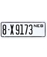  United States Nebraska Base Trailer License Plate 8-X9173 - $16.82