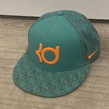 Nike True KD Kevin Durant Strapback Hat Cap Teal Blue-Green / Orange - £9.84 GBP