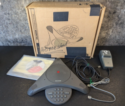 WORKS POLYCOM SOUNDSTATION 2201-00106-001-H7H345 + ADAPTER - $14.99