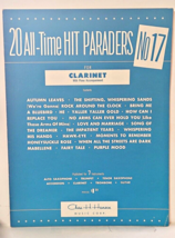 20 All Time HIT PARADERS No. 17 Music Book for Clairnet 1955 Chas. H. Ha... - $6.95