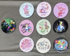 Disney Loungefly 2” Buttons Alice In Wonderland Complete Set Of 10 - $18.69
