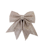 Anyhouz Christmas Bow Champagne Glitter Hanging Decorative Ornaments - $503.68 MXN+