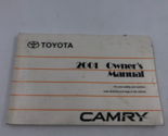 2001 Toyota Camry Owners Manual Handbook OEM J03B40012 - $40.49