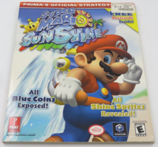 Super Mario Sunshine Prima Official Strategy Guide GameCube w/ Postcards - $22.27