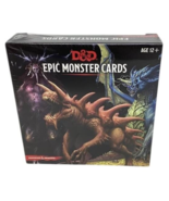 D&amp;D Epic Monster Cards Dungeon Dragons Master 77 Oversize Sealed Box NEW - $33.82 CAD