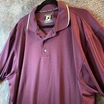Footjoy FJ Polo Shirt Mens Extra Large Purple Prodry Superlite Performan... - $13.89