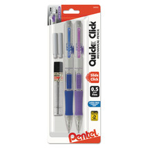 Quick Click Mechanical Pencil Hb No.2 0.5 Mm Assorted Barrel 2/Pack - $29.44