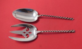 Twist by Dominick &amp; Haff Sterling Silver Salad Serving Set 2pc Original 9&quot; - $286.11