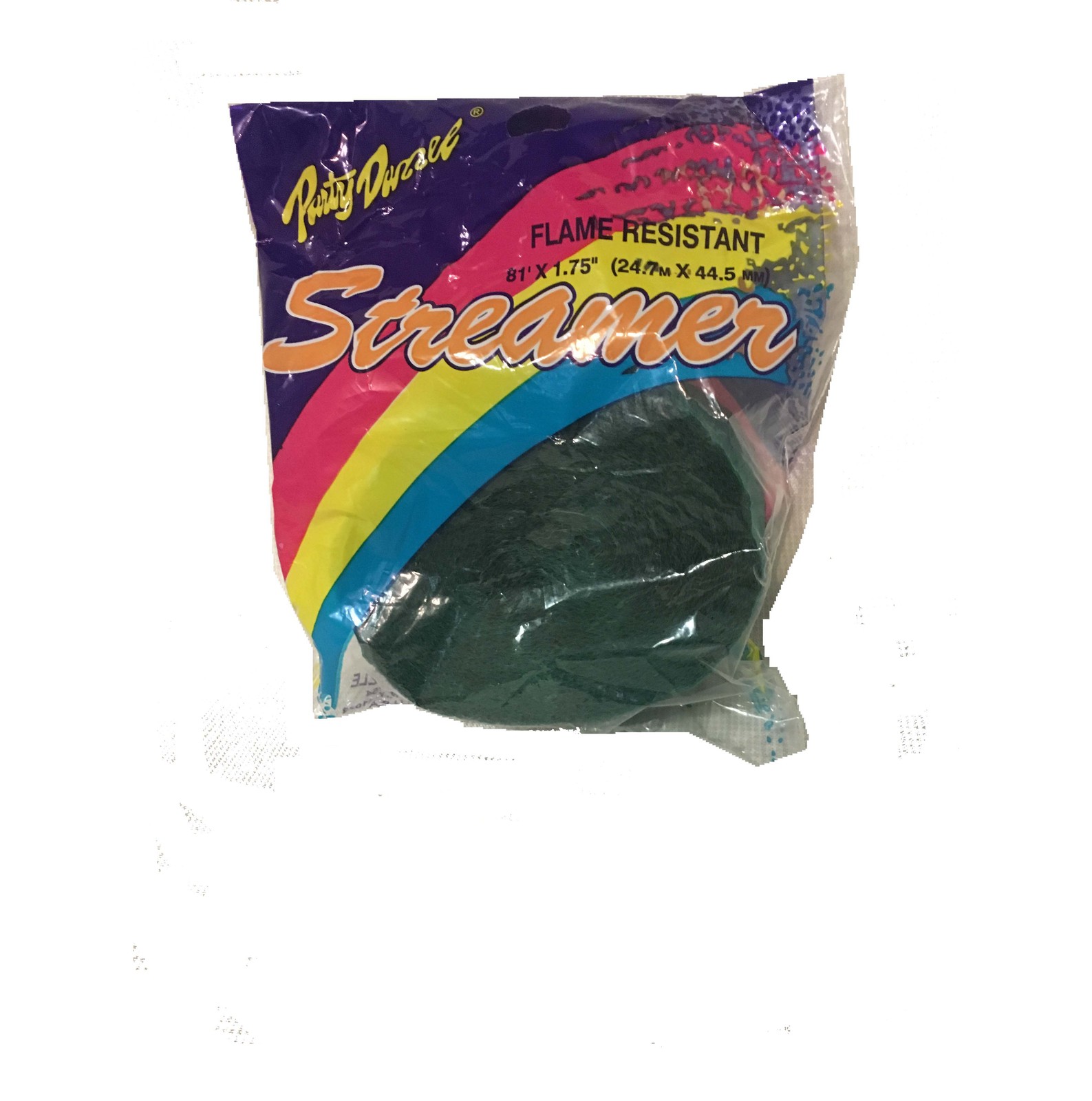 PARTY ETC MULTI-COLORED DECORATIVE STREAMERS - 3 PACK