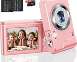 Digital Camera: Bofypoo Fhd 1080P 36Mp Kids Vlogging Camera With 32Gb Ca... - $42.94