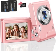 Digital Camera: Bofypoo Fhd 1080P 36Mp Kids Vlogging Camera With 32Gb Card; 16X - £33.64 GBP