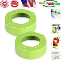 Lightweight Green Aluminum Front Caps for Sausage Caulking Gun - 2 Pack - $350.61 MXN