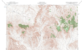 Topopah Spring Quadrangle, Nevada 1952 Topo Map USGS 15 Minute Topographic - £17.30 GBP