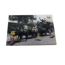 VTG Disney ATA-BOY Disneyworld Walt Disney Stagecoach Goofy Fridge Magnet 3" - $17.81