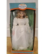 17&quot; Vintage Porcelain Hearts And Harvest Memories Wedding Doll in Origin... - £22.82 GBP
