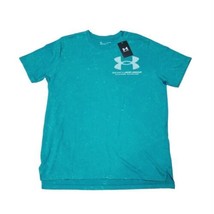 Under Armour Fitted Run Everywhere Shirt Athletic Mens Size XL Teal - £12.36 GBP