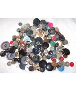 Vintage Assorted Sizes Buttons Lot of 99 #6 - $3.99