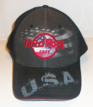 NEW MENS Hard Rock CAFE &quot;USA&quot; WASHINGTON, D.C. BLACK NOVELTY BASEBALL HAT - £19.82 GBP