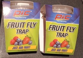 2 PIC Fruit Fly Trap Disposable Cup With Top  Just Add Fruit (P2) - £9.69 GBP