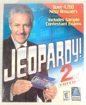 Jeopardy 2nd Edition PC Video Game Windows 95 98 Hasbro Interactive Sealed - £25.95 GBP