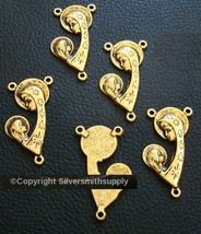 5 Virgin Mary Baby JESUS rosary link pendants gold pl Catholic religious cfp092 - £1.51 GBP