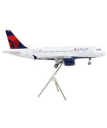 Airbus A319 Commercial Aircraft &quot;Delta Air Lines&quot; White with Red and Blu... - $2,670.22 MXN